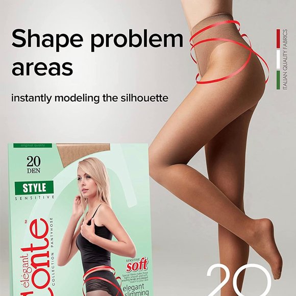 Conte Style Soft 20 Den - Modelling Bikini Shaping Women's Tights (8С-73СП) - Picture 4 of 10